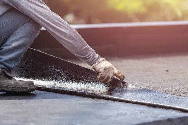 Professional Basement Waterproofing technician working in Pleasant Hill, OH